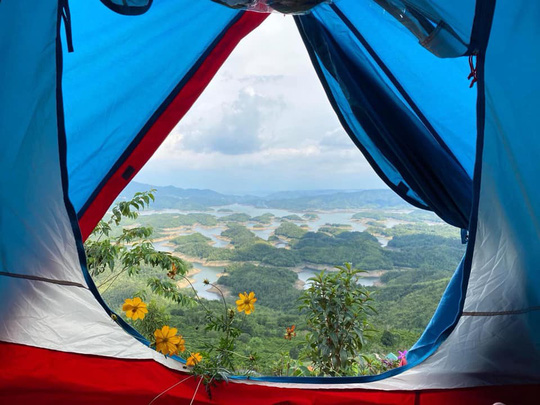 cắm trại ở hồ Tà Đùng