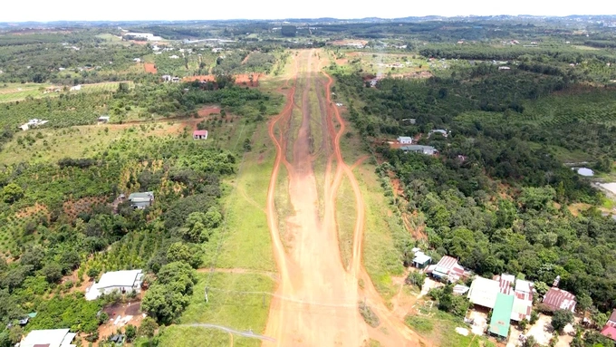 Khu vực sân bay Nhân Cơ hiện nay