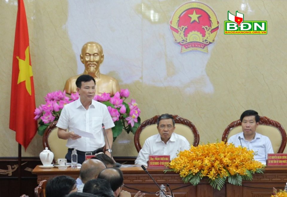 Chủ tịch UBND tỉnh Đắk Nông Hồ Văn Mười